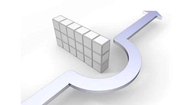 回り道｜迂回｜ブロック - イラスト / 3Dレンダリング / 無料 / ダウンロード / 写真 / 3DCG