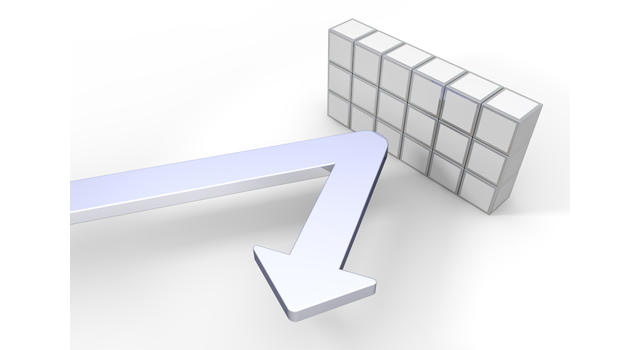 跳ね返り｜矢印｜反射 - イラスト / 3Dレンダリング / 無料 / ダウンロード / 写真 / 3DCG