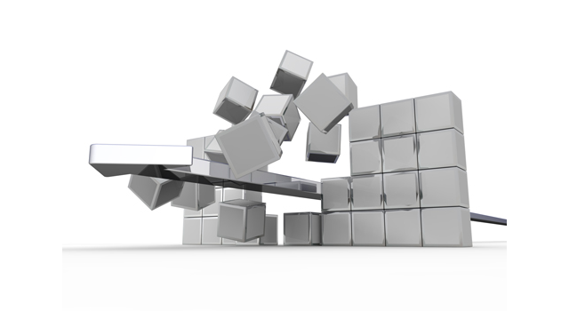 壁/破壊/矢印 - イラスト / 3Dレンダリング / 無料 / ダウンロード / 写真 / 3DCG