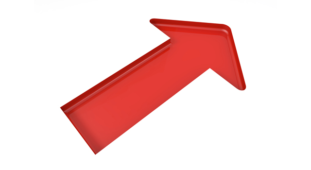 矢印の型｜赤色｜掘っている - イラスト / 3Dレンダリング / 無料 / ダウンロード / 写真 / 3DCG