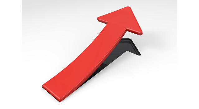 めくれあがったような矢印/レッドカラー/曲がりくねった - イラスト / 3Dレンダリング / 無料 / ダウンロード / 写真 / 3DCG