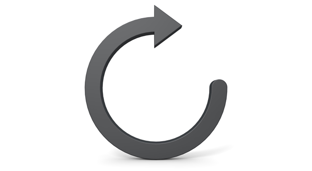 ブラック｜矢印｜270度 - イラスト / 3Dレンダリング / 無料 / ダウンロード / 写真 / 3DCG