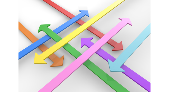 8本｜矢印｜多重構造 - イラスト / 3Dレンダリング / 無料 / ダウンロード / 写真 / 3DCG