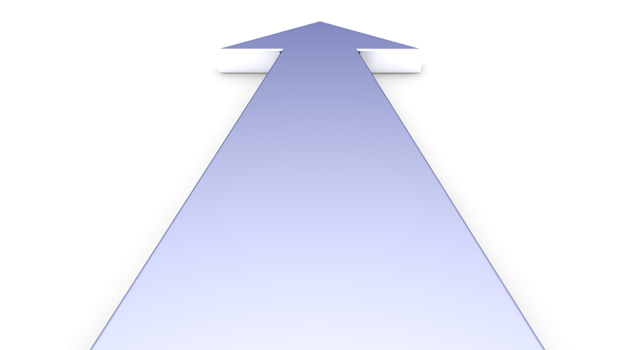 金属グラデーション/矢印/3D - イラスト / 3Dレンダリング / 無料 / ダウンロード / 写真 / 3DCG