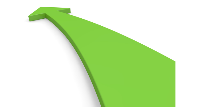 曲がった｜矢印｜グリーン - イラスト / 3Dレンダリング / 無料 / ダウンロード / 写真 / 3DCG