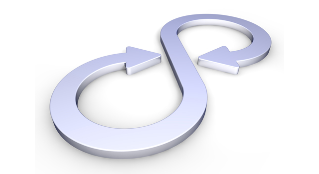 無限｜矢印｜グラデーション - イラスト / 3Dレンダリング / 無料 / ダウンロード / 写真 / 3DCG