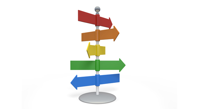 5本｜矢印｜方角 - イラスト / 3Dレンダリング / 無料 / ダウンロード / 写真 / 3DCG