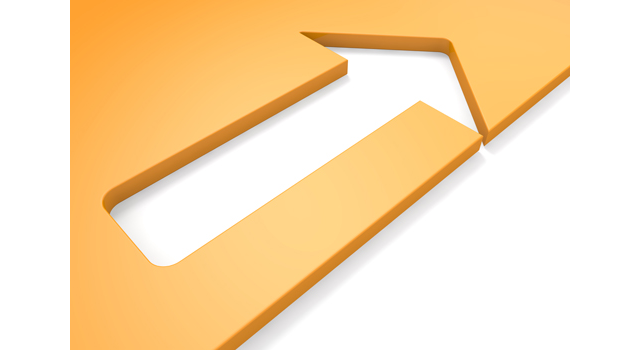 黄色/シルエット/矢印 - イラスト / 3Dレンダリング / 無料 / ダウンロード / 写真 / 3DCG