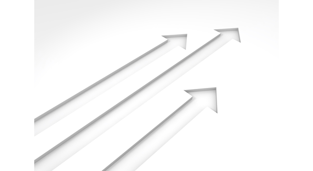 3本｜矢印｜型抜いたような - イラスト / 3Dレンダリング / 無料 / ダウンロード / 写真 / 3DCG