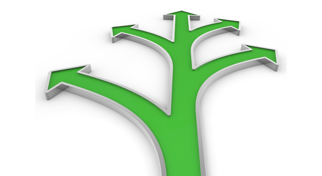 緑/矢印/いろんな方向 - イラスト / 3Dレンダリング / 無料 / ダウンロード / 写真 / 3DCG