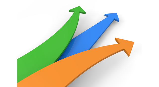 3つのライン｜進行中｜矢印 - イラスト / 3Dレンダリング / 無料 / ダウンロード / 写真 / 3DCG