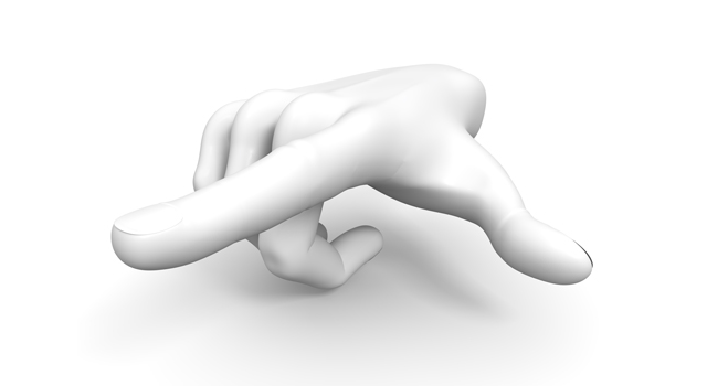 指差す/矢印/指名 - イラスト / 3Dレンダリング / 無料 / ダウンロード / 写真 / 3DCG