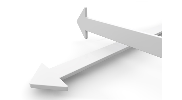 2方向｜クロス｜矢印 - イラスト / 3Dレンダリング / 無料 / ダウンロード / 写真 / 3DCG