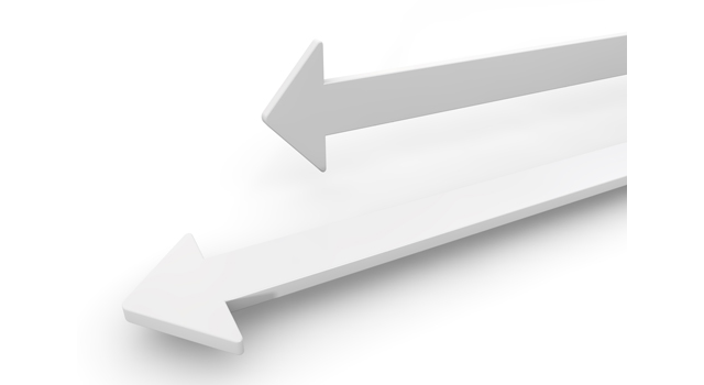 同時進行/方向/矢印 - イラスト / 3Dレンダリング / 無料 / ダウンロード / 写真 / 3DCG