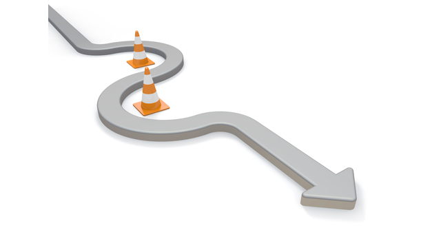 回り道/じぐざぐ/矢印 - イラスト / 3Dレンダリング / 無料 / ダウンロード / 写真 / 3DCG