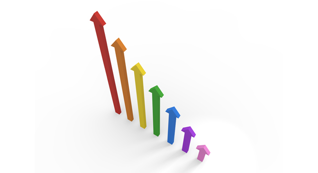 7本のライン｜ビジネス｜矢印 - イラスト / 3Dレンダリング / 無料 / ダウンロード / 写真 / 3DCG