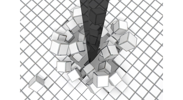 壁をぶち破る/成長/矢印 - イラスト / 3Dレンダリング / 無料 / ダウンロード / 写真 / 3DCG