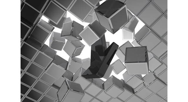 上部を破壊/矢印/壁 - イラスト / 3Dレンダリング / 無料 / ダウンロード / 写真 / 3DCG