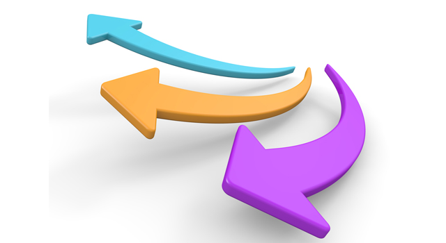 カーブを描いて上昇｜矢印｜アップ - イラスト / 3Dレンダリング / 無料 / ダウンロード / 写真 / 3DCG