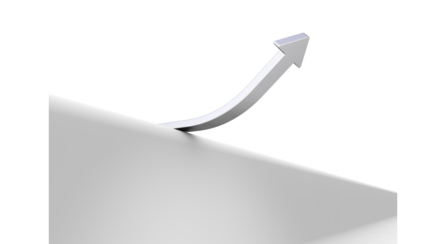 飛び立つ｜成長｜矢印 - イラスト / 3Dレンダリング / 無料 / ダウンロード / 写真 / 3DCG