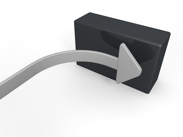 横にそれる｜横に曲がる - イラスト / 3Dレンダリング / 無料 / ダウンロード / 写真 / 3DCG