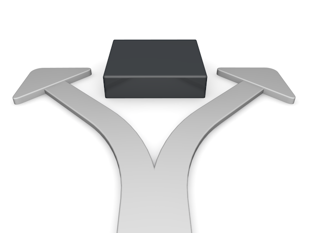 道が別れる｜選択肢 - イラスト / 3Dレンダリング / 無料 / ダウンロード / 写真 / 3DCG