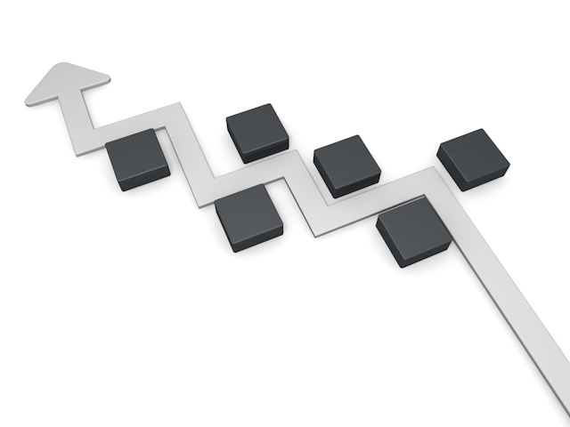 ジグザグ走行｜障害物｜矢印 - イラスト / 3Dレンダリング / 無料 / ダウンロード / 写真 / 3DCG