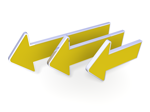 横に進む｜矢印 - イラスト / 3Dレンダリング / 無料 / ダウンロード / 写真 / 3DCG