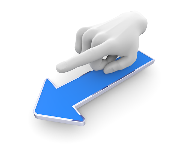 ポイント｜指｜矢印 - イラスト / 3Dレンダリング / 無料 / ダウンロード / 写真 / 3DCG