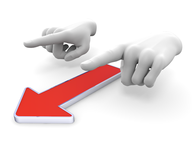 逆指名｜赤色｜矢印 - イラスト / 3Dレンダリング / 無料 / ダウンロード / 写真 / 3DCG