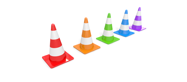 カラーコーン - イラスト / 3Dレンダリング / 無料 / ダウンロード / 写真 / 3DCG