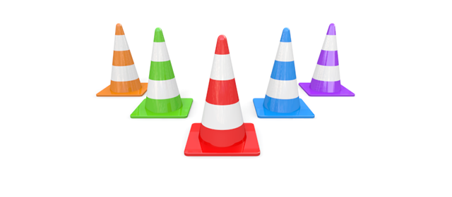 三角コーン - ラバーコーン - イラスト / 3Dレンダリング / 無料 / ダウンロード / 写真 / 3DCG