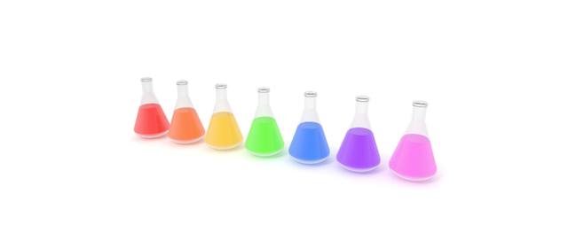 三角フラスコ - イラスト / 3Dレンダリング / 無料 / ダウンロード / 写真 / 3DCG