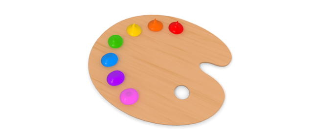 パレット - イラスト / 3Dレンダリング / 無料 / ダウンロード / 写真 / 3DCG