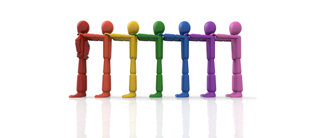 整列｜人々 - イラスト / 3Dレンダリング / 無料 / ダウンロード / 写真 / 3DCG