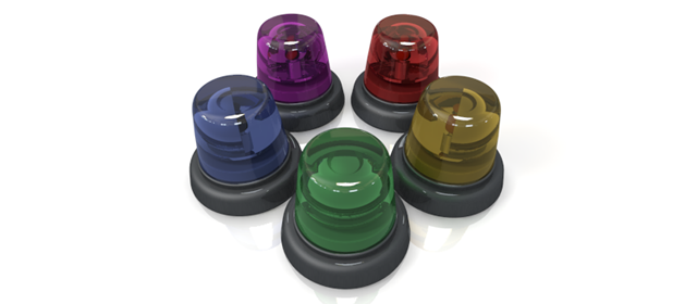 警報灯 - 電子サイレン - イラスト / 3Dレンダリング / 無料 / ダウンロード / 写真 / 3DCG