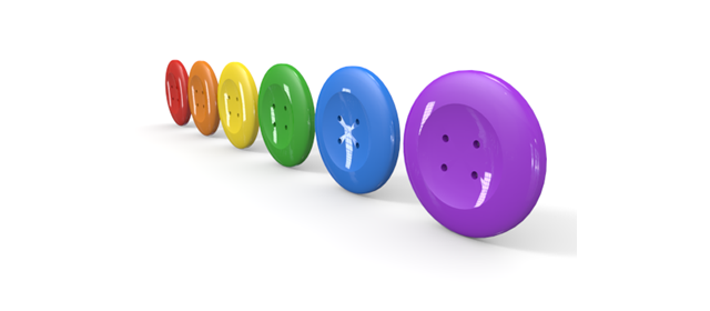 立体ボタン - イラスト / 3Dレンダリング / 無料 / ダウンロード / 写真 / 3DCG