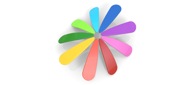 花びら｜9色 - イラスト / 3Dレンダリング / 無料 / ダウンロード / 写真 / 3DCG