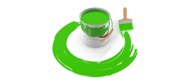 緑色ペンキ - イラスト / 3Dレンダリング / 無料 / ダウンロード / 写真 / 3DCG