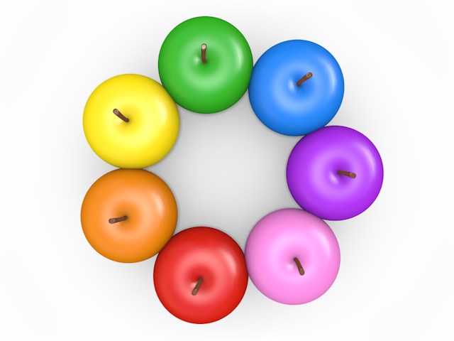 フルーツ｜林檎 - イラスト / 3Dレンダリング / 無料 / ダウンロード / 写真 / 3DCG