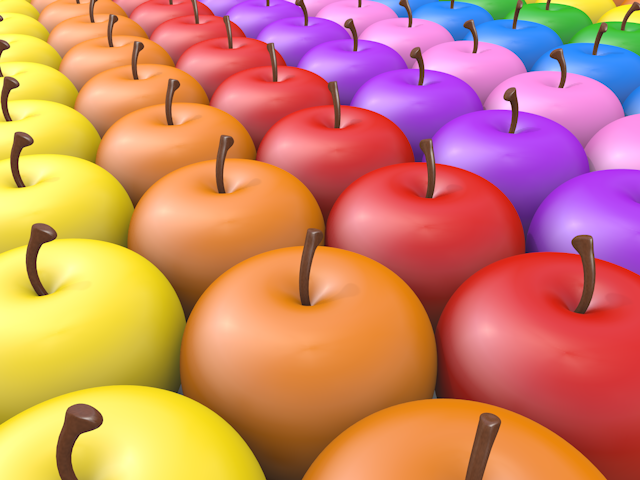 食べ物｜リンゴ - イラスト / 3Dレンダリング / 無料 / ダウンロード / 写真 / 3DCG