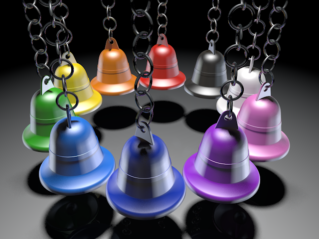 ベル｜鈴 - イラスト / 3Dレンダリング / 無料 / ダウンロード / 写真 / 3DCG