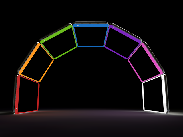 スマートフォン｜モバイルフォン - イラスト / 3Dレンダリング / 無料 / ダウンロード / 写真 / 3DCG