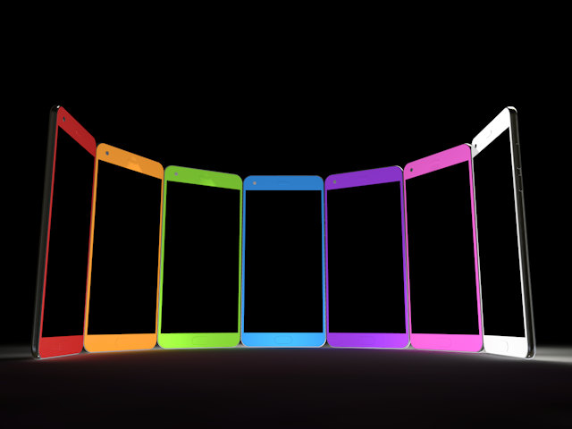 携帯｜スマートフォン - イラスト / 3Dレンダリング / 無料 / ダウンロード / 写真 / 3DCG