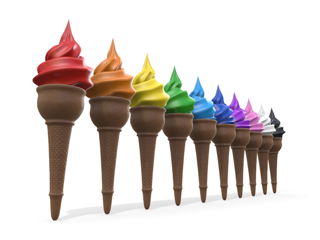 アイスクリーム｜食べ物 - イラスト / 3Dレンダリング / 無料 / ダウンロード / 写真 / 3DCG