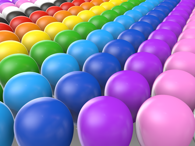 風船 - イラスト / 3Dレンダリング / 無料 / ダウンロード / 写真 / 3DCG