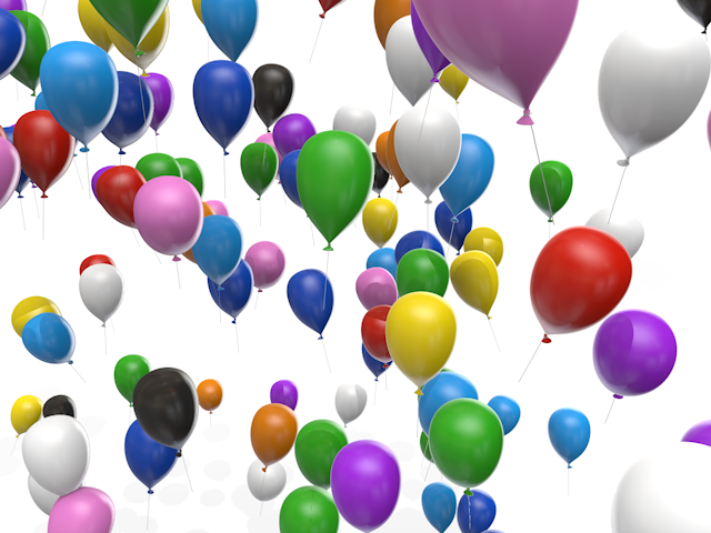 風船 - イラスト / 3Dレンダリング / 無料 / ダウンロード / 写真 / 3DCG