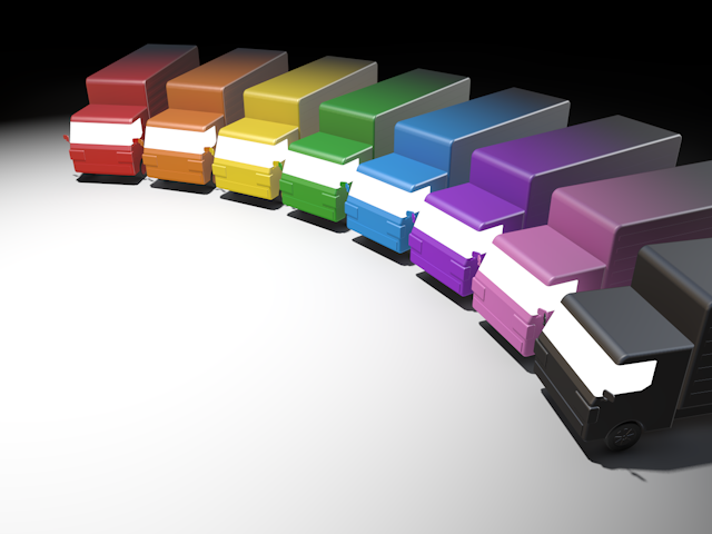 トラック - イラスト / 3Dレンダリング / 無料 / ダウンロード / 写真 / 3DCG