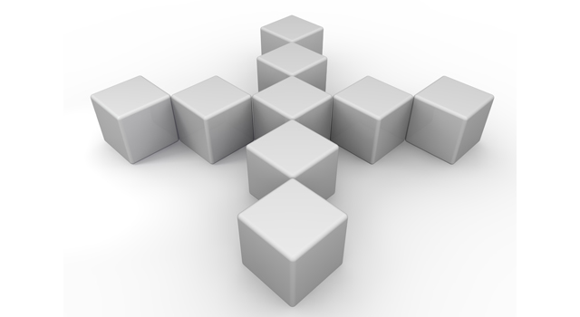 クロス｜立方体 - イラスト / 3Dレンダリング / 無料 / ダウンロード / 写真 / 3DCG