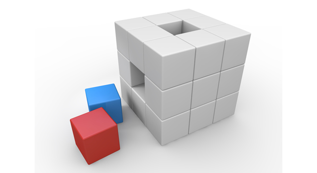 青｜赤｜立方体 - イラスト / 3Dレンダリング / 無料 / ダウンロード / 写真 / 3DCG